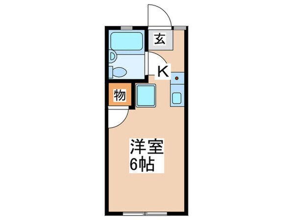 グリーンハイツ堀之内の物件間取画像